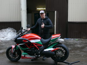 Ducati Diavel Tricolore от мастерской "desmoservice.ru"